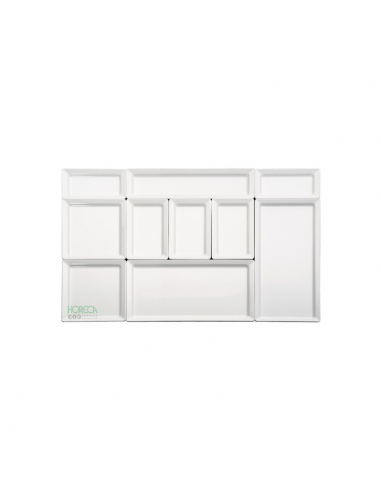 Pure taca gn 1/1 53x32,5 cm biała Pure taca gn 1/1 53x32,5 cm biała