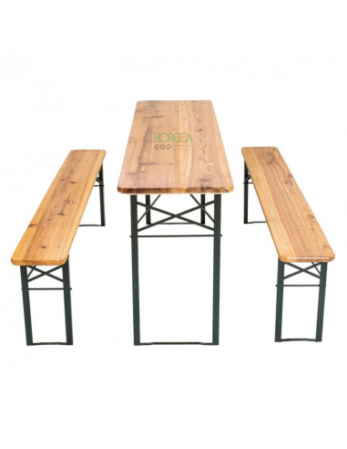 Komplet stół + 2 x ławka