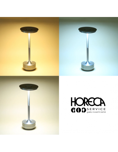 Lampka LED złota - 28cm h Lampka LED złota - 28cm h