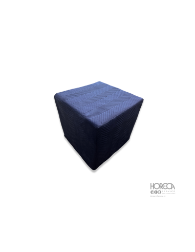 Pokrowiec na pufę Cubo - ROYAL BLUE