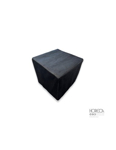 Pokrowiec na pufę Cubo - BLACK
