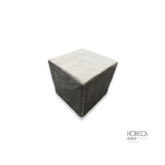 Pokrowiec na pufę Cubo - METAL