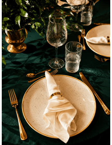 Baguette champagne gold widelec stołowy Baguette champagne gold widelec stołowy